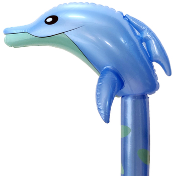 Fumfings Novelty Bloonimals Inflatable Dolphin 1.4m
