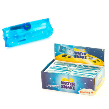 3PK Fumfings Novelty Space Water Snake 13cm - Assorted