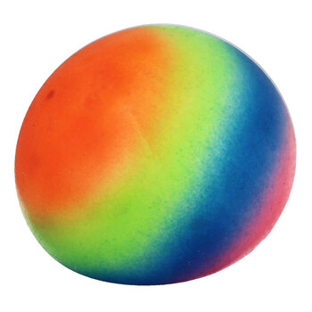 Fumfings Novelty Large Rainbow Squish Ball 11cm
