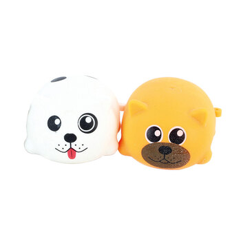 2x Fumfings 8cm Squidgy Puppies Dog Kids 3y+ Toy - Assorted