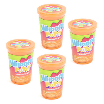 4x Fumfings 9cm Whoopee Putty Giant Tub Toy - Assorted
