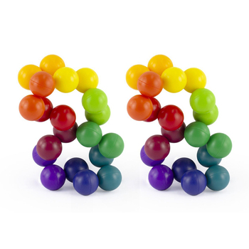 2PK Pocket Money Fun 12cm Rainbow Fidget Kids/Children Play Toy 3y+