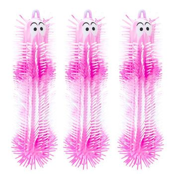 3PK Pocket Money Fun 28cm Tutti Frutti Light Up Puffers Kids Toy Assorted 3y+