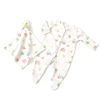 2pc Jiggle & Giggle Fairy Dust Romper & Comforter Set Baby Clothing