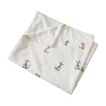 Jiggle & Giggle Soft Fleece Toddler Blanket Little Aussie Critters