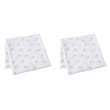 2PK Jiggle & Giggle Cotton In the Meadow Muslin Wrap Baby Clothing