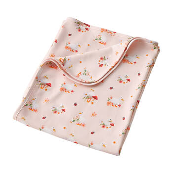 Jiggle & Giggle Toddler Waddling Around Jersey Wrap 100% Cotton Pink