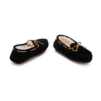 Outback US Size 7M/8W Unisex Tirari Ugg Moccasins/Slippers Black Sheepskin
