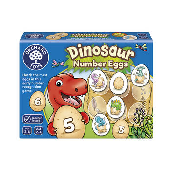 Orchard Game Dinosaur Number Eggs Kids Fun Playset Toy 3y+