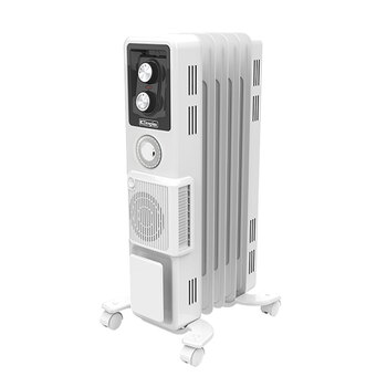 Dimplex 1500W/63.5cm Oil Column Heater w/ Timer & Turbo Fan - White