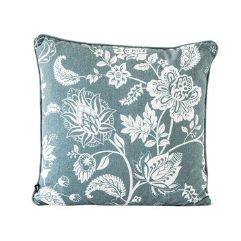 Rayell Printed Pleasant Paisley 45x45cm Indoor Cushion - Forest Green