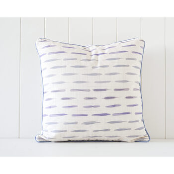 Rayell Indoor Square Cushion Lines Purple 45x45cm