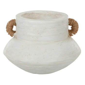 Coast To Coast Home Zana Composition Pot White 31x23cm