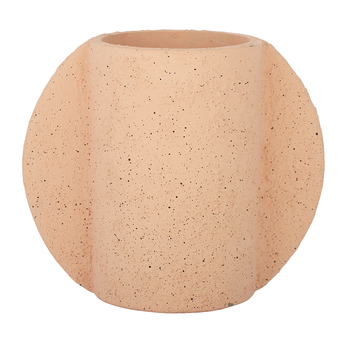 Coast To Coast Home Glider Cement Vase 25 x 21.5cm Coral