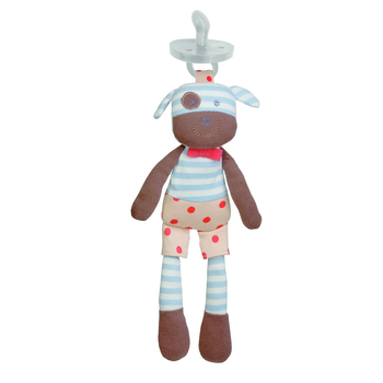 Organic Farm Buddies 24cm Boxer the Dog Small Buddy Kids Plush Toy 0+