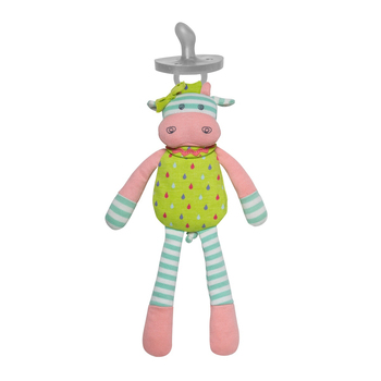 Organic Farm Buddies 24cm Belle the Cow Small Buddy Kids Plush Toy 0+