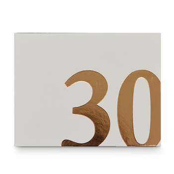 30th Guest Book Rose Gold Text 27x19cm Novelty Birthday Signing Decor