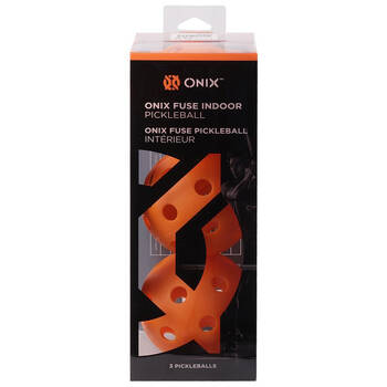 3pc Onix Fuse Pickleball Indoor Ball Sports Practice/Training Orange