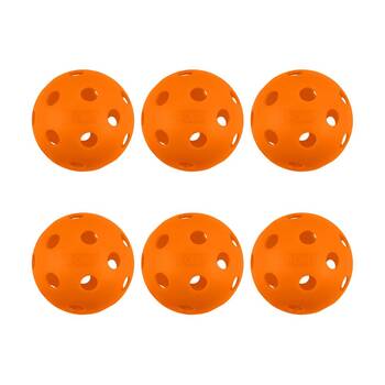 2x 3pc Onix Fuse Pickleball Indoor Ball Sports Practice/Training Orange