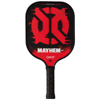 Onix Mayhem Carbon Fibre Pickeball Paddle 16mm Pickle Sports Racquet Black