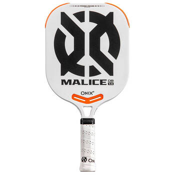 Onix Malice DB Open Throat Pickleball Paddle 14mm Pickle Sports Racquet White