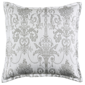Bianca Olivia 65x65cm Polyester/Cotton European Pillowcase - Grey
