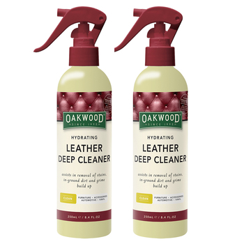 2PK Oakwood 250ml Hydrating Leather Deep Cleaner