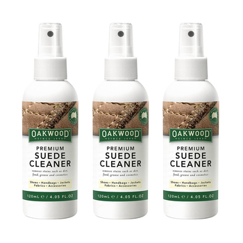 3PK Oakwood Premium Suede Cleaner 120ml