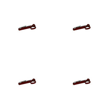 4PK Winex Corkscrew w/ Cutter Barware Accessory - Black