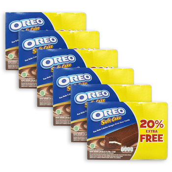 6x 12pc 230.4g Oreo Soft Cake Box