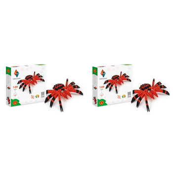 2x 149pc Origami 3D Paperfolding Spider Paper Sculpture Kids Toy Kit 8+