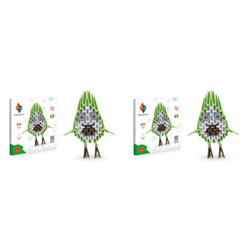 2x 69pc Origami 3D Paperfolding Avocodo Paper Sculpture Kids Toy Kit 8+