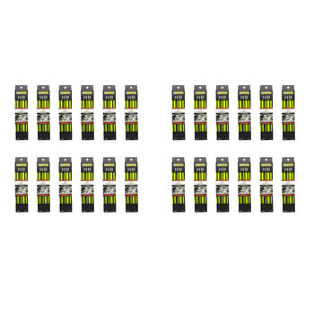 24PK Osmer Wood Case Hexagon Hb Pencil Premium With Eraser Box Of 12 School Office