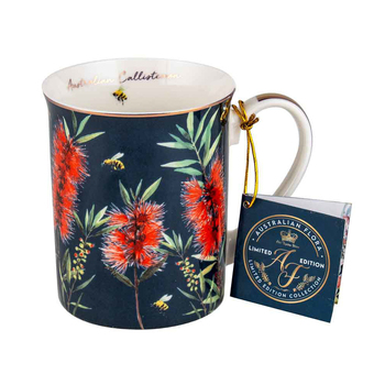 Australian Flora Callistemon 360ml Coffee Mug New Bone China