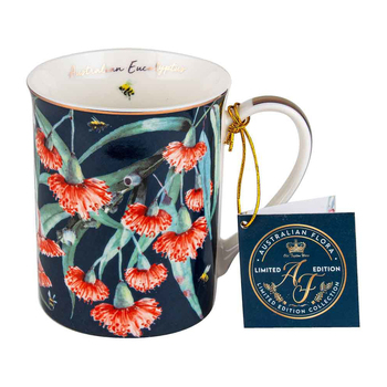 Australian Flora Eucalyptus 360ml Coffee Mug New Bone China