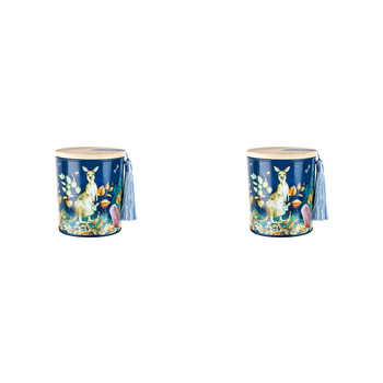 2PK Australiana 300g Vanilla Scented Candle w/ Wood Lid & Tassel - Kangaroo
