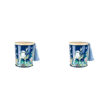 2PK Australiana 300g Vanilla Scented Candle w/ Wood Lid & Tassel - Kookaburra