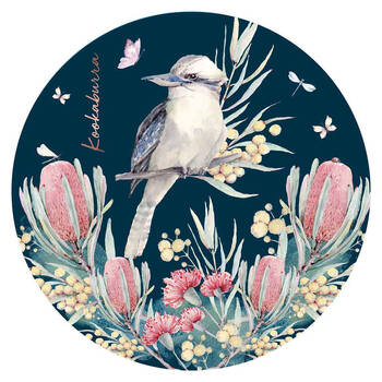 LMD Kookaburra Ceramic Surface Protector Round 25cm - Navy