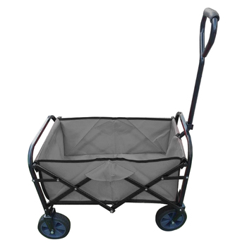 Outdoor Utility Transport Shopping Cart Trolley Grey