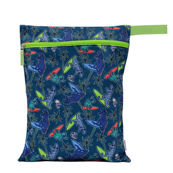 Splosh Out & About Dino Waterproof Kids/Children Wet Bag 40x30cm Blue