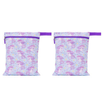 2PK Splosh Out & About Mermicorn Waterproof Kids/Children Wet Bag 40cm Purple