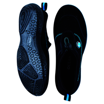 Oz Ocean Meelup Aqua Beach/Pool Shoes For Adult Size 6 - Black