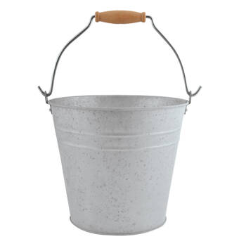 Esschert Design Garden Storage Aged Zinc/Steel Bucket Water Container 26.4cm