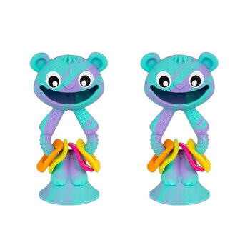 2PK Playgro Wobble-Buddy Rattle Bear Baby Activity Toy 6m+