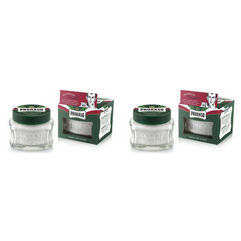 2PK Proraso Pre Shave Cream w/ Eucalyptus & Menthol 100ml
