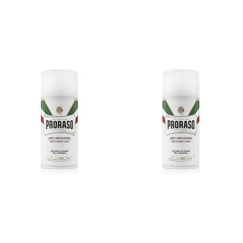 2PK Proraso Shaving Foam w/ Green Tea Suitable For Sensitive Skin 300ml