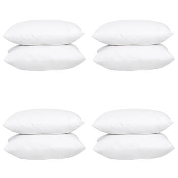8pc Hacienda Hypoallergenic & Antibacterial 100% Cotton Pillow