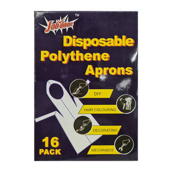 16PK Disposable Polythene Aprons