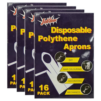 64PK Disposable Polythene Aprons