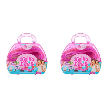 160pc Stringalings Bead DIY Jewelry/Bracelet Craft Kit Kids 5y+